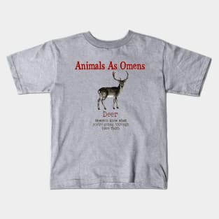 ANIMAL OMEN DEER Kids T-Shirt